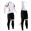 2015 Castelli Cycling Jersey Long Sleeve and Cycling bib Pants Cycling Kits Strap XXS