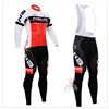 2015 NA Cycling Jersey Long Sleeve and Cycling bib Pants Cycling Kits Strap XXS
