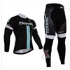 2015 Bianchi Cycling Jersey Long Sleeve and Cycling Pants Cycling Kits XXS