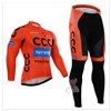 2015 CCC Cycling Jersey Long Sleeve and Cycling Pants Cycling Kits XXS