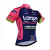 2015 Lampre Cycling Jersey Ropa Ciclismo Short Sleeve Only Cycling Clothing cycle jerseys Ciclismo bicicletas maillot ciclismo XXS