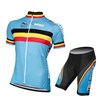 2015 Belgique Cycling Jersey Short Sleeve Maillot Ciclismo and Cycling Shorts Cycling Kits cycle jerseys Ciclismo bicicletas XXS