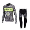 2016 Tinkoff saxo bank Fluo Light Green Cycling Jersey Long Sleeve and Cycling Pants Cycling Kits XXS