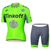 2016 TINKOFF SAXO BANK Fluo Green Cycling Jersey Short Sleeve Maillot Ciclismo and Cycling Shorts Cycling Kits cycle jerseys Ciclismo bicicletas XXS