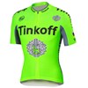 2016 Tinkoff saxo bank Fluo Green Cycling Jersey Ropa Ciclismo Short Sleeve Only Cycling Clothing cycle jerseys Ciclismo bicicletas maillot ciclismo XXS