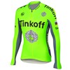 2016 Tinkoff Saxo Bank Fluo Green Cycling Jersey Long Sleeve Only Cycling Clothing cycle jerseys Ropa Ciclismo bicicletas maillot ciclismo XXS