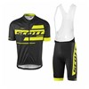 2017 scott Cycling Jersey Maillot Ciclismo Short Sleeve and Cycling bib Shorts Cycling Kits Strap cycle jerseys Ciclismo bicicletas XXS