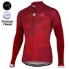 2016 Castelli  Thermal Fleece Cycling Jersey Ropa Ciclismo Winter Long Sleeve Only Cycling Clothing cycle jerseys Ropa Ciclismo bicicletas maillot ciclismo XXS
