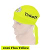 2016 Tinoff Saxo Bank Fluo Yellow Cycling Cap /Cycling Headscarf bicycle sportswear mtb racing ciclismo men bycicle tights bike clothing