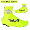 2016 Tinoff Saxo Bank Fluo Yellow Cycling Shoe Covers bicycle sportswear mtb racing ciclismo men bycicle tights bike clothing
