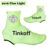 2016 Tinkoff Saxo Bank Fluo Light Cycling Shoe Covers bicycle sportswear mtb racing ciclismo men bycicle tights bike clothing M(39-40)
