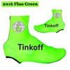 2016 Tinkoff Saxo Bank Fluo Green Cycling Shoe Covers bicycle sportswear mtb racing ciclismo men bycicle tights bike clothing M(39-40)