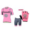 2016 Tinkoff Saxo Bank Pink Cycling Jersey Maillot Ciclismo Short Sleeve and Cycling Shorts and Shoes Cover and Gloves Short Finger