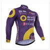 2016 direct energie Cycling Jersey Long Sleeve Only Cycling Clothing cycle jerseys Ropa Ciclismo bicicletas maillot ciclismo XXS