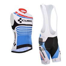 2015 CUBE Cycling Maillot Ciclismo Vest Sleeveless and Cycling Bib Shorts Cycling Kits cycle jerseys Ciclismo bicicletas XXS