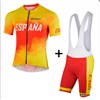 2016 ESPANA  Cycling Jersey Short Sleeve Maillot Ciclismo and Cycling Shorts Cycling Kits cycle jerseys Ciclismo bicicletas XXS