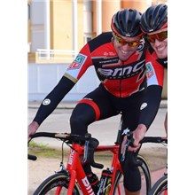 2017 BMC Cycling Jersey Long Sleeve and Cycling bib Pants Cycling Kits Strap XXS