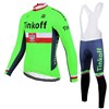 2017 Tinkoff 2017 Tinkoff Cycling Jersey Long Sleeve and Cycling bib Pants Cycling Kits Strap XXS