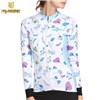 YKYWBIKE FLOWERS AC16W WOMEN Thermal Fleece Cycling Jersey Ropa Ciclismo Winter Long Sleeve Only Cycling Clothing cycle jerseys Ropa Ciclismo bicicletas maillot ciclismo