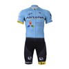 2017 Astana  Cycling Jersey Short Sleeve Maillot Ciclismo and Cycling Shorts Cycling Kits cycle jerseys Ciclismo bicicletas XXS