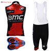 2017 BMC 01  Cycling Maillot Ciclismo Vest Sleeveless and Cycling Shorts Cycling Kits cycle jerseys Ciclismo bicicletas XXS