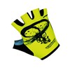 2017 Aogda Yellow Cycling Glove Short Finger bicycle sportswear mtb racing ciclismo men bycicle tights bike clothing