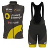 2017 DIRECT ENERGIE GILET Cycling Maillot Ciclismo Vest Sleeveless and Cycling Shorts Cycling Kits cycle jerseys Ciclismo bicicletas XXS