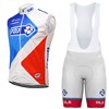 2017 FRANCAISE DES JEUX GILET Cycling Maillot Ciclismo Vest Sleeveless and Cycling Shorts Cycling Kits cycle jerseys Ciclismo bicicletas XXS