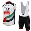 2017 UAE  ANTIVENTO GILET Cycling Maillot Ciclismo Vest Sleeveless and Cycling Shorts Cycling Kits cycle jerseys Ciclismo bicicletas XXS
