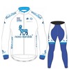 2017 Team Novo Nordisk DEVELOPMENT White Cycling Jersey Long Sleeve and Cycling Pants Cycling Kits XXS