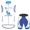2017 Team Novo Nordisk DEVELOPMENT White Cycling Vest Maillot Ciclismo Sleeveless and Cycling Shorts Cycling Kits cycle jerseys Ciclismo bicicletas XXS