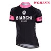 Women's  BIANCHI MILANO Eddi 1 black-pink Cycling Jersey Ropa Ciclismo Short Sleeve Only Cycling Clothing cycle jerseys Ciclismo bicicletas maillot ciclismo