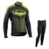 NORTHWAVE Extreme black Cycling Jersey Long Sleeve and Cycling Pants Cycling Kits XXS
