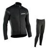NORTHWAVE Extreme H20 black Cycling Jersey Long Sleeve and Cycling Pants Cycling Kits XXS