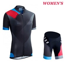 2016 Women Cube WLS Black Zero Cycling Jersey Short Sleeve Maillot Ciclismo and Cycling Shorts Cycling Kits cycle jerseys Ciclismo bicicletas XXS