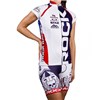 2016 Women RockRacing America White-Blue Cycling Maillot Ciclismo Vest Sleeveless and Cycling Shorts Cycling Kits cycle jerseys Ciclismo bicicletas XXS
