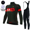 2017 ALE ADRIATICO LS BLACK RED Thermal Fleece Cycling Jersey Long Sleeve Ropa Ciclismo Winter and Cycling bib Pants ropa ciclismo thermal ciclismo jersey thermal XXS
