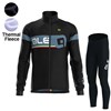 2017 ALE ADRIATICO LS BLACK GREY Thermal Fleece Cycling Jersey Ropa Ciclismo Winter Long Sleeve and Cycling Pants ropa ciclismo thermal ciclismo jersey thermal
