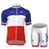 FRANCAISE DES JEUX 2017 JERSEY - FRENCH CHAMPION Cycling Jersey Short Sleeve Maillot Ciclismo and Cycling Shorts Cycling Kits cycle jerseys Ciclismo bicicletas