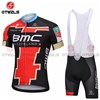 2018 BMC GOLD Cycling Jersey Maillot Ciclismo Short Sleeve and Cycling bib Shorts Cycling Kits Strap cycle jerseys Ciclismo bicicletas S