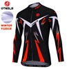 OTWZLS Thermal Fleece Cycling Jersey Ropa Ciclismo Winter Long Sleeve Only Cycling Clothing cycle jerseys Ropa Ciclismo bicicletas maillot ciclismo
