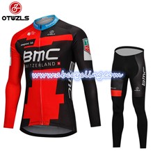 2018 BMC Cycling Jersey Long Sleeve and Cycling Pants Cycling Kits S