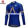 2018 AQUABLUE Cycling Jersey Long Sleeve Only Cycling Clothing cycle jerseys Ropa Ciclismo bicicletas maillot ciclismo S