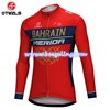 2018 BAHRAIN MERIDA Cycling Jersey Long Sleeve Only Cycling Clothing cycle jerseys Ropa Ciclismo bicicletas maillot ciclismo S