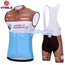 2018 AG2R Cycling Maillot Ciclismo Vest Sleeveless and Cycling Bib Shorts Cycling Kits cycle jerseys Ciclismo bicicletas S