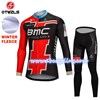 2018 BMC Thermal Fleece Cycling Jersey Ropa Ciclismo Winter Long Sleeve and Cycling Pants ropa ciclismo thermal ciclismo jersey thermal S
