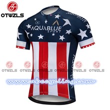2018 AQUABLUE Cycling Jersey Ropa Ciclismo Short Sleeve Only Cycling Clothing cycle jerseys Ciclismo bicicletas maillot ciclismo S