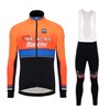 2017 De-Rosa Santini Cycling Jersey Long Sleeve and Cycling bib Pants Cycling Kits Strap