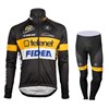 2017 Telenet Fidea Lions Cycling Jersey Long Sleeve and Cycling Pants Cycling Kits XS