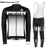 2017 Scott RC AS Thermal Fleece Cycling Jersey Long Sleeve Ropa Ciclismo Winter and Cycling bib Pants ropa ciclismo thermal ciclismo jersey thermal